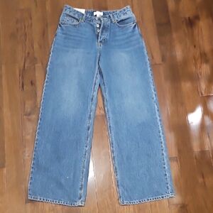 NEW HM Classic Blue Women's Wide Leg Jeans